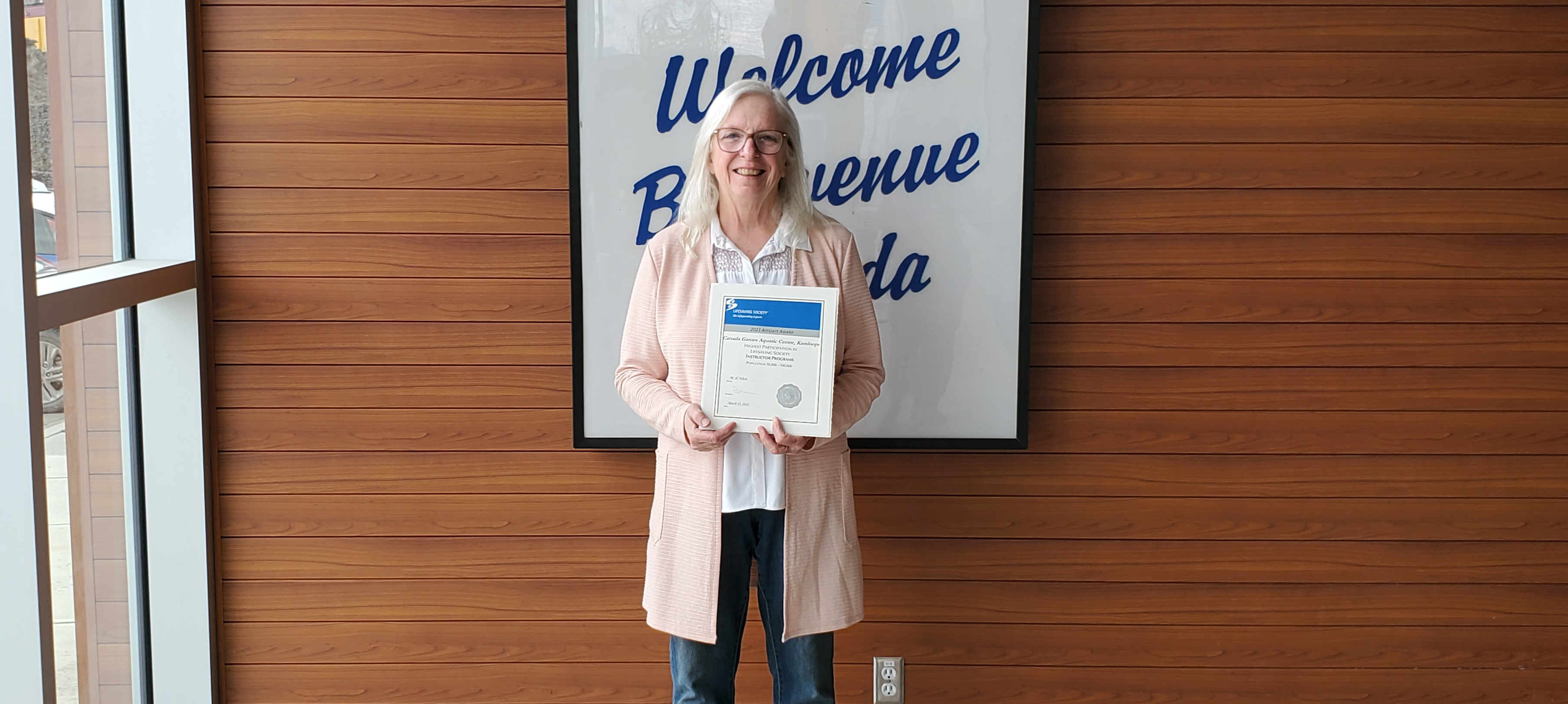 Lifesaver training with award