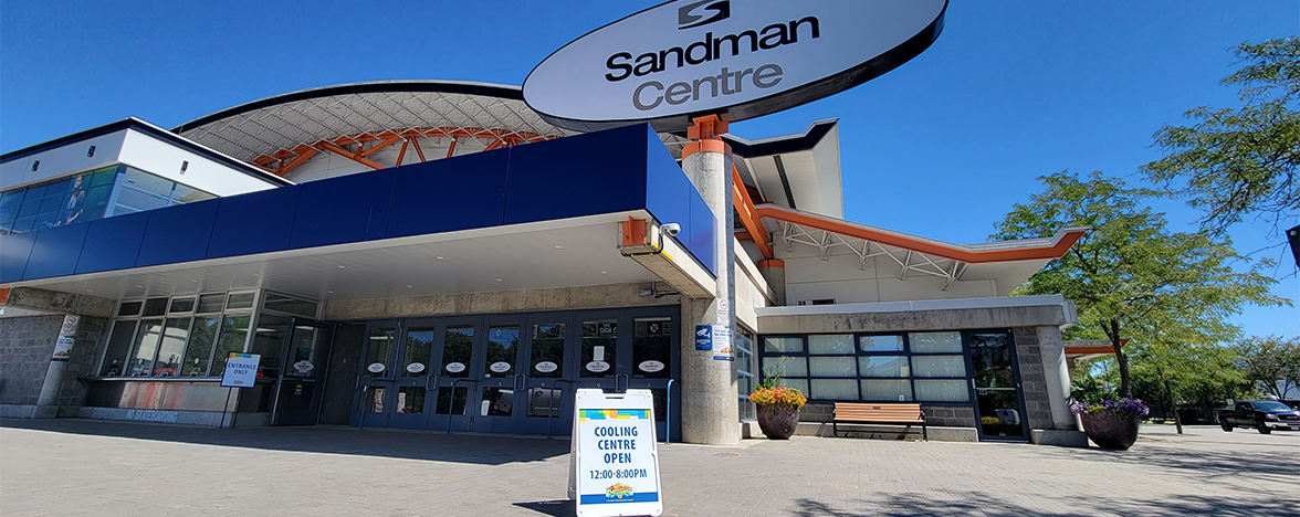 Exterior shot of Sandman Centre