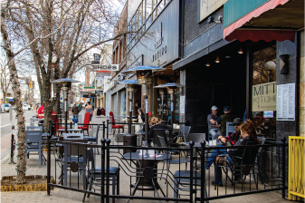 Businesses in downtown