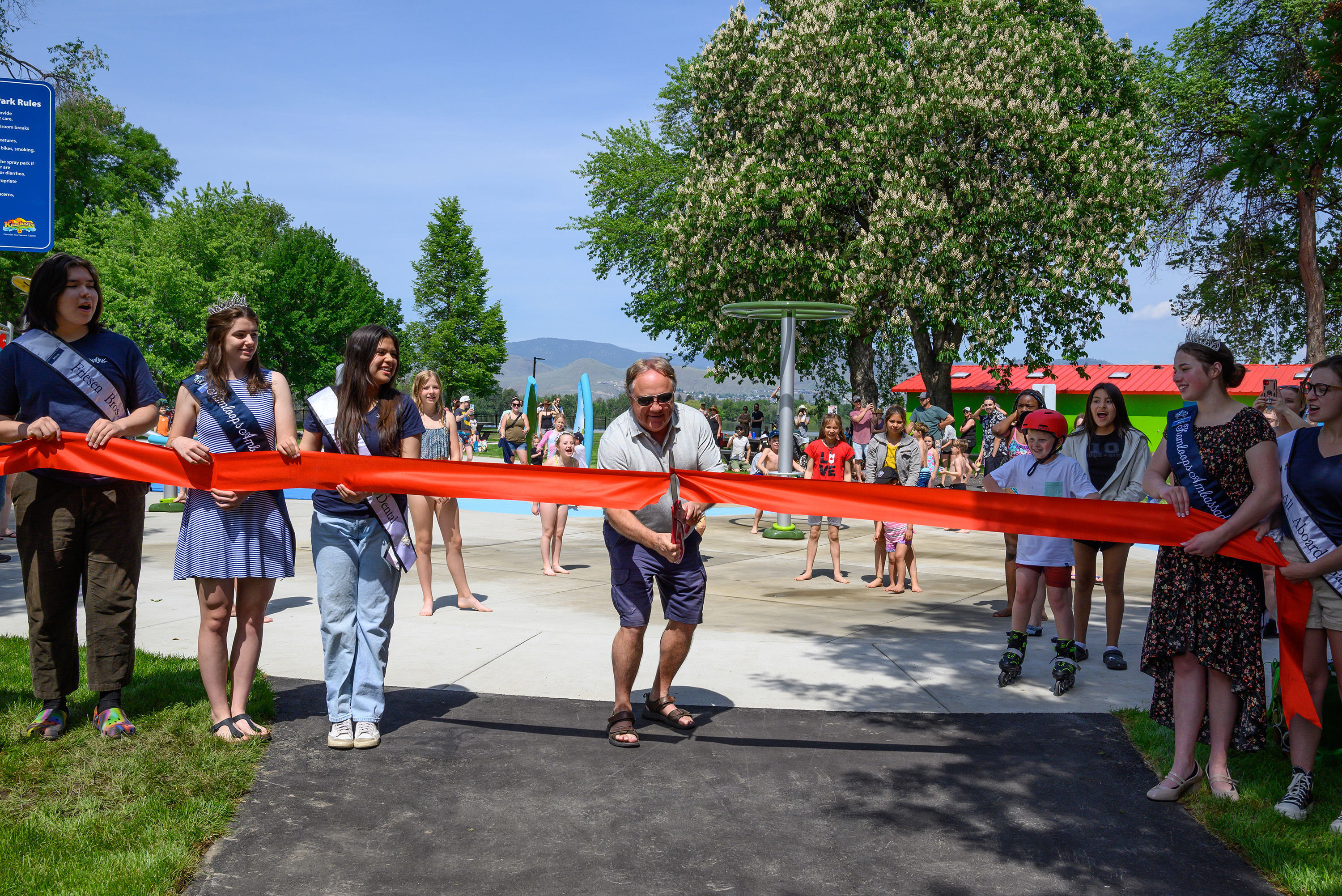 Ribbon cutting