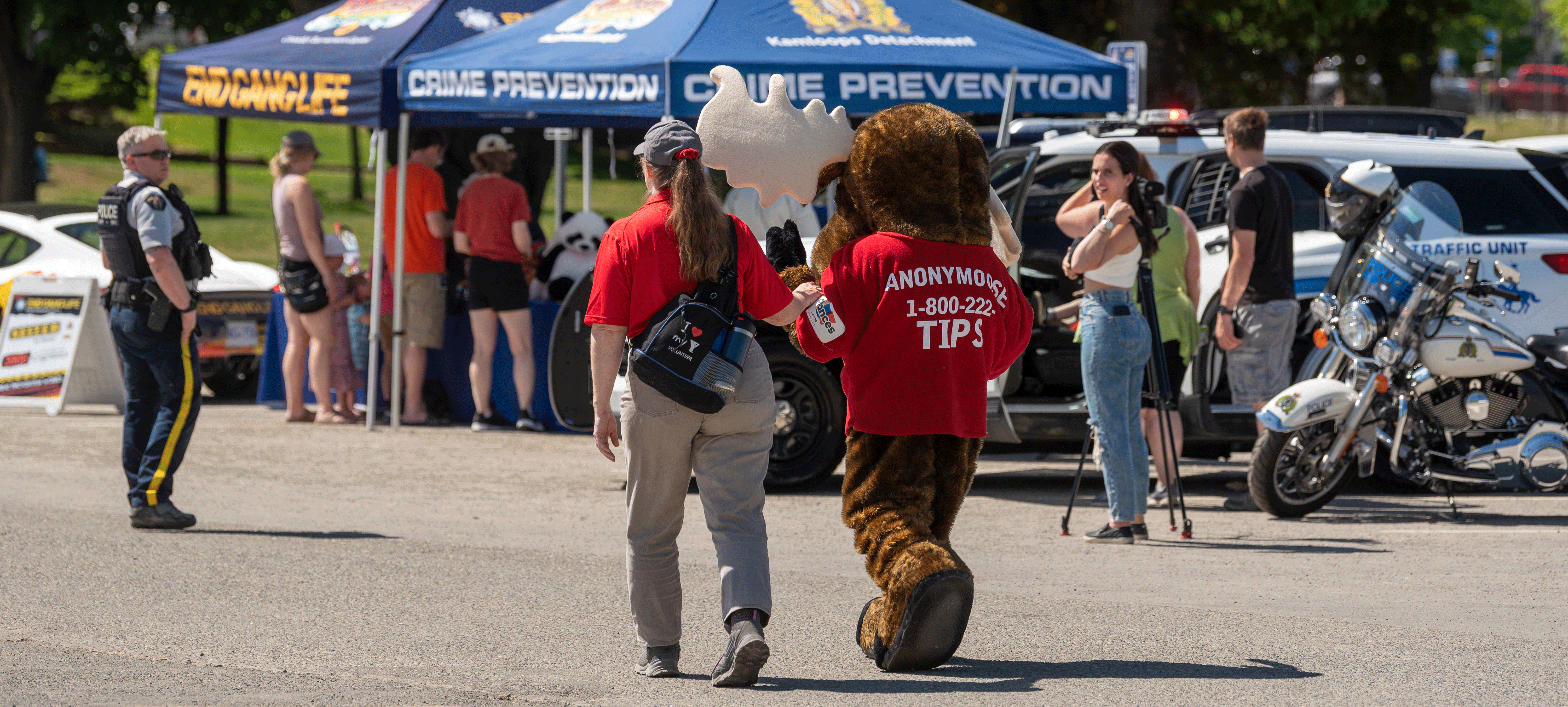 Crime Stopper Mascot