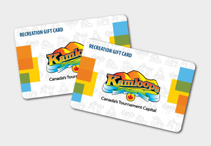 Gift cards for recreation activities