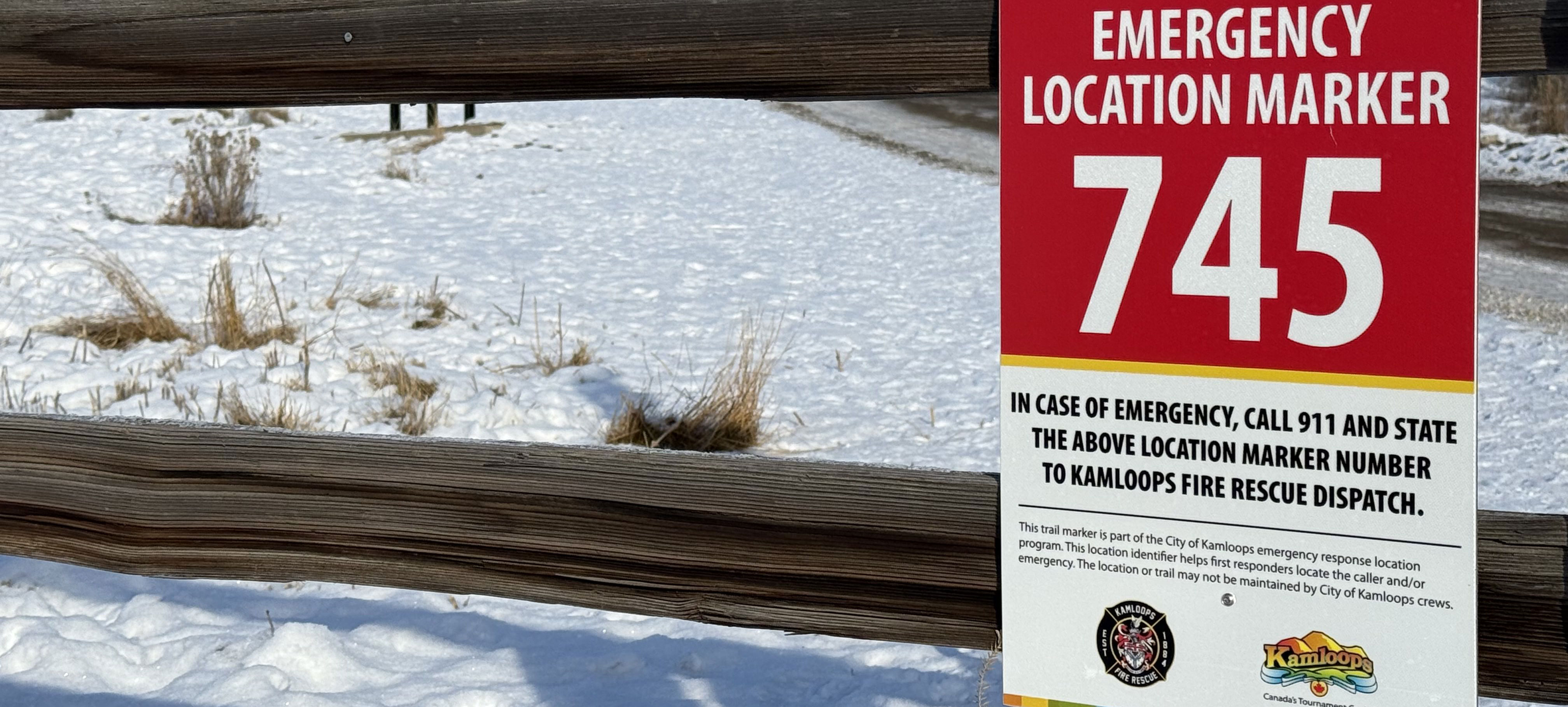 red sign with number 745