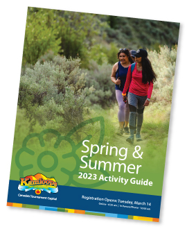 Cover photo of the 2023 Spring Summer Activity Guide