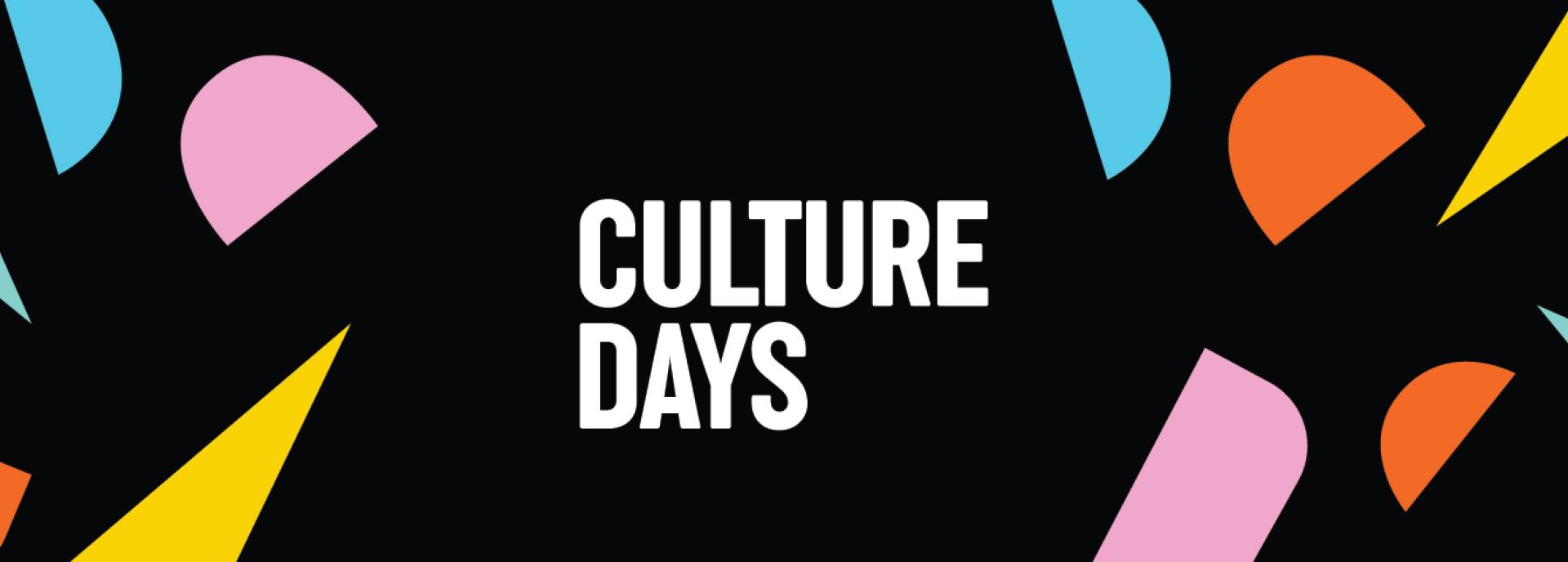 text that reads Culture Days