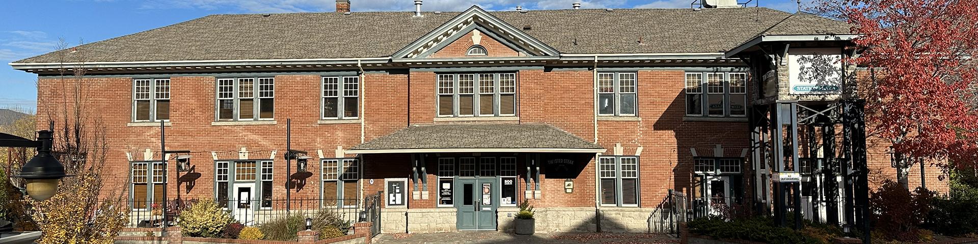 exterior of historic rail station