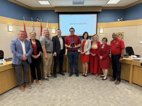 City Council with Dušan Magdolen, the City's Cultural Services and Events Manager