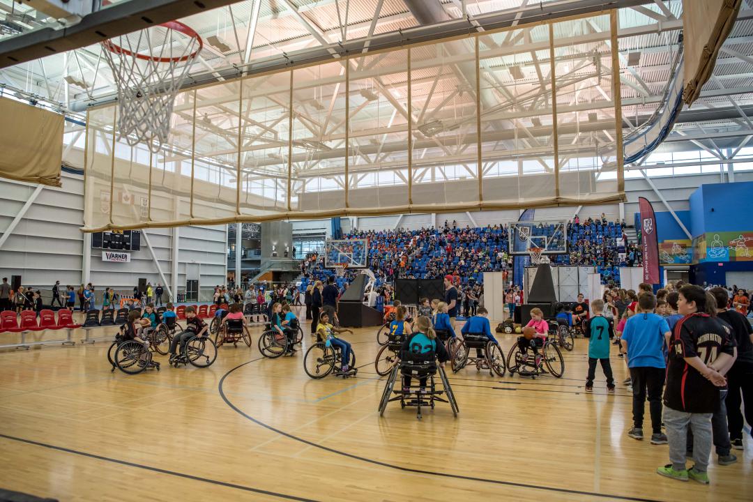 Tournament Capital Centre Court - 2018 BC Winter Paralympic Games