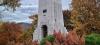 Cenotaph amongst fall trees